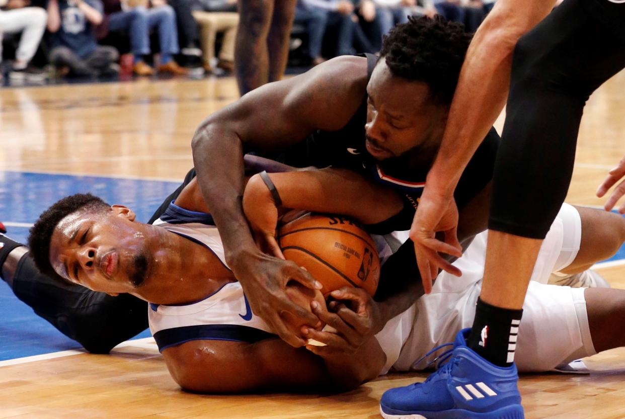 Dennis Smith Jr. has a date with the dentist coming up. (AP Photo)