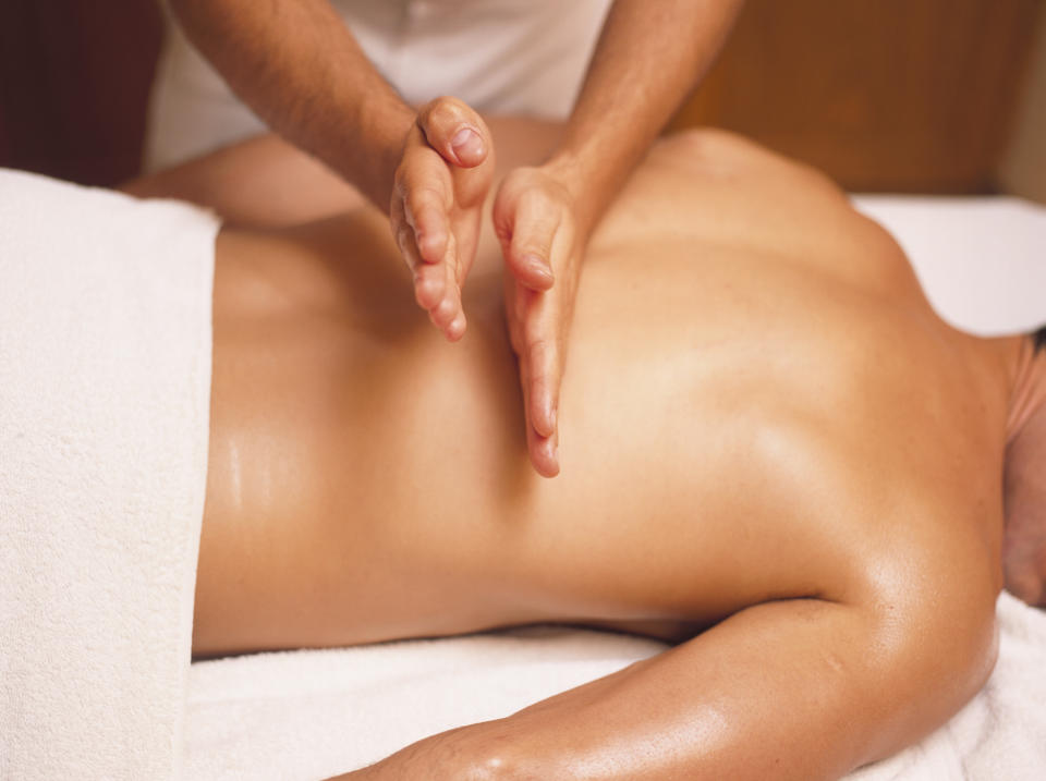 Man having a massage (PHOTO: Getty Images)