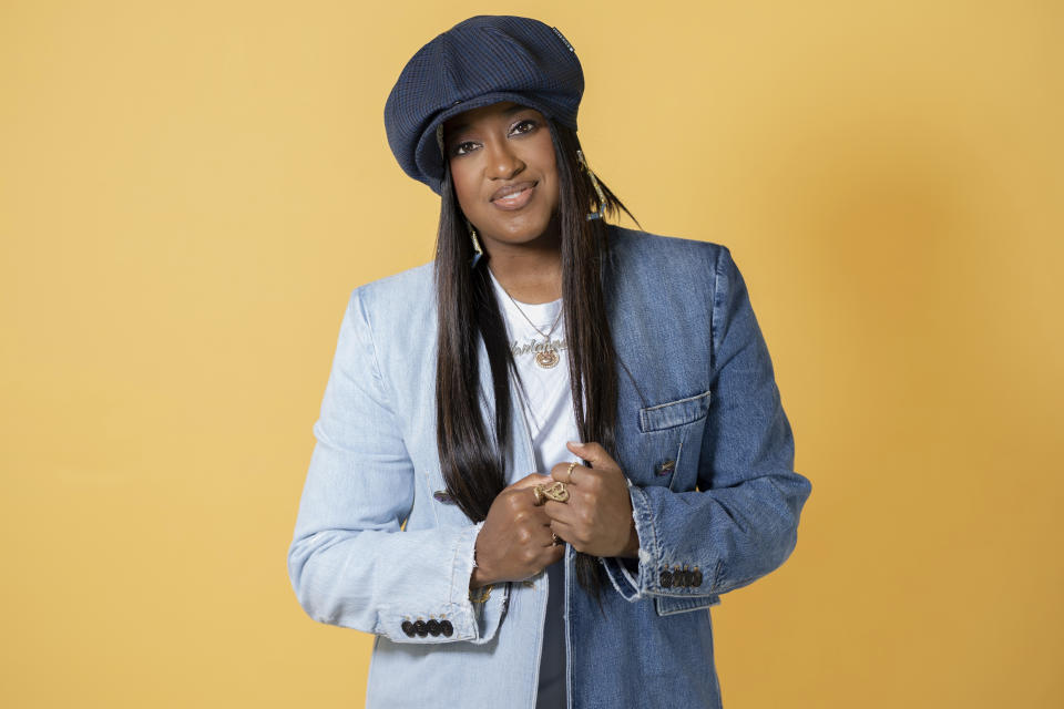 Rapsody poses for a portrait on Tuesday, May 7, 2024, in New York. (AP Photo/Gary Gerard Hamilton)