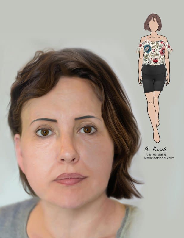 Police in Delray Beach late last month released a recreated image of the victim whose body was found in three briefcases in the Intracoastal Waterway on July 21. On July 22, more remains were found in two additional bags. Photo courtesy of Delray Beach Police Department/Facebook