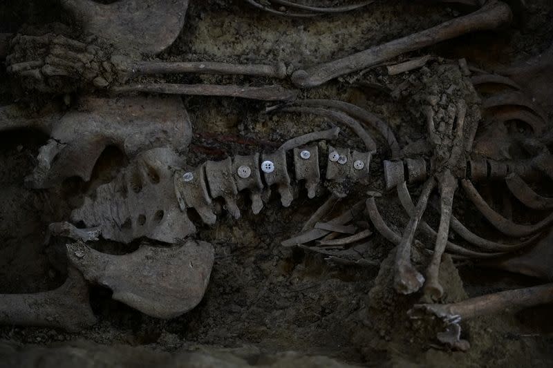 Archaeologists in the Spanish region of Aragon have uncovered the mass grave of 10 women murdered by a fascist firing squad in the early days of Spain's civil war