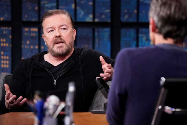 Ricky Gervais talked with 