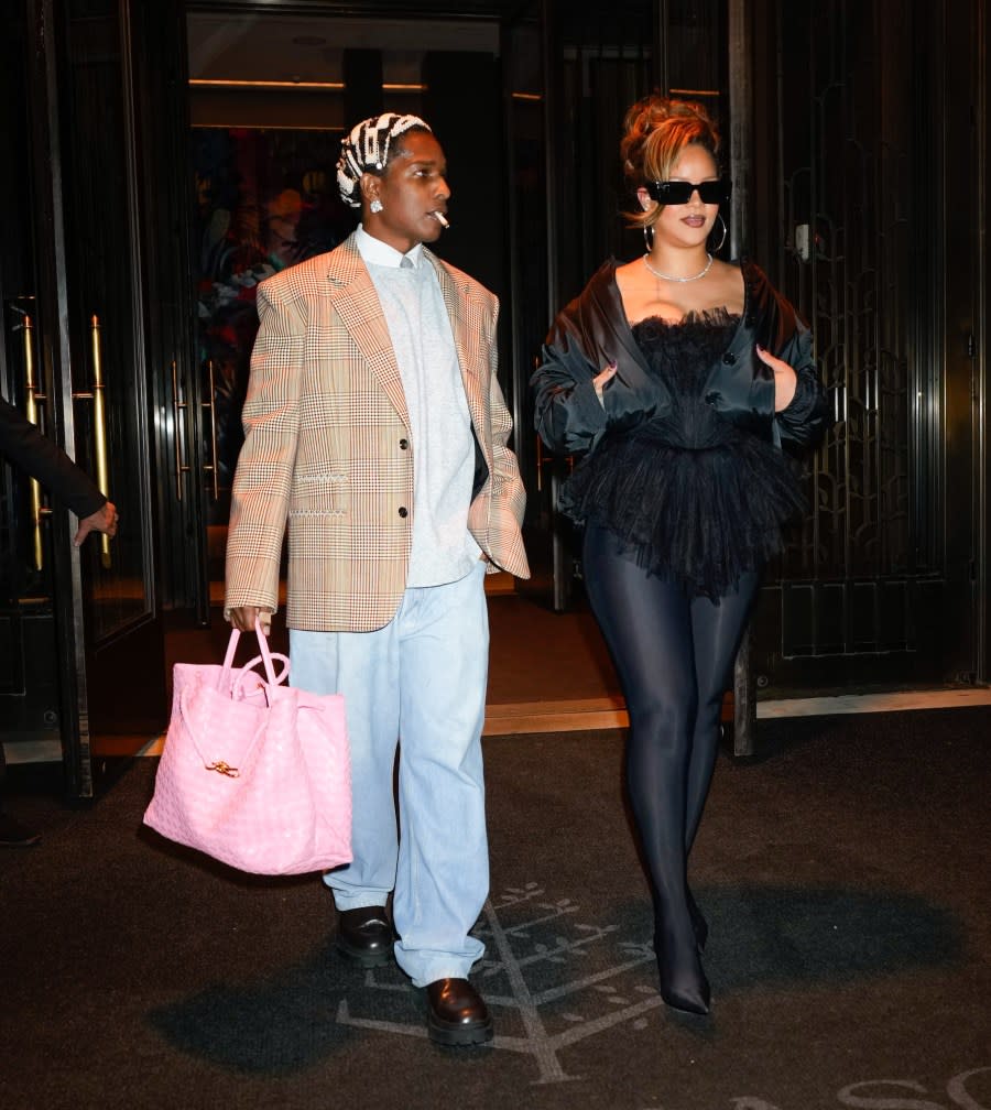 ASAP Rocky and Rihanna Stylish Date Night