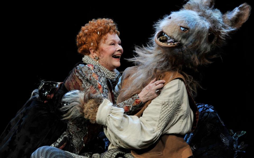 Dame Judi Dench and Oliver Chris in a 2010 production of A Midsummer Night's Dream at the Rose Theatre, Kingston - Nigel Norrington