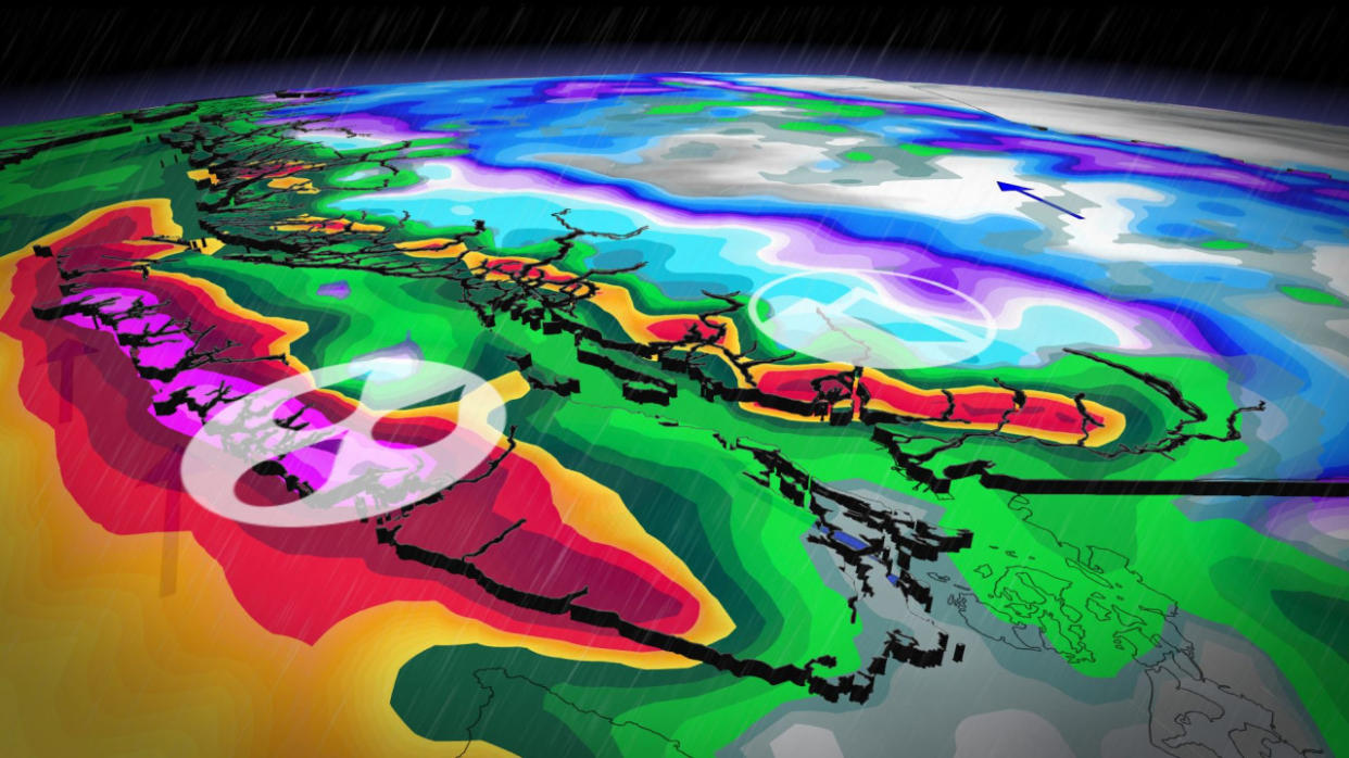 B.C.’s weekend holds plenty of rain, heavy snow, and avalanche risks