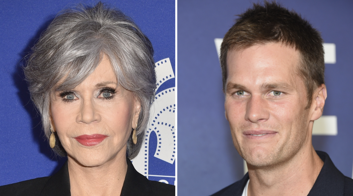 Jane Fonda says her 'knees gave way' when she met 'gorgeous' Tom Brady: 'I  had to hold onto something'