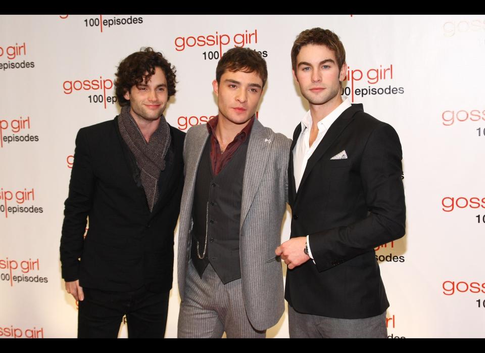 Tabloid speculation over the button-handsome young stars of "Gossip Girl" has been rampant, <a href="http://nymag.com/daily/intel/2008/06/chace_crawford_and_ed_westwick.html" target="_hplink">particularly given the fact </a>that Chace Crawford (right) and Ed Westwick (middle) were roommates for some time, according to <em>New York Magazine</em>.  Westwick <a href="It's funny because I love this f**king dude dearly. I would die for this f**king dude. He's my brother. But, by God, we are so into our f**king women it's ridiculou" target="_hplink">later blasted the rumors</a>, saying, "It's funny because I love this f**king dude dearly. I would die for this f**king dude. He's my brother. But, by God, we are so into our f**king women it's ridiculous."   