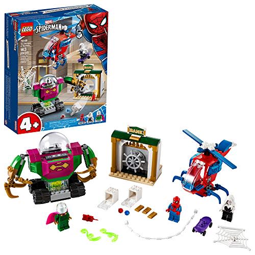 LEGO Marvel Spider-Man The Menace of Mysterio 76149 Cool Superhero Action Playset with Ghost Spider Minifigure, New 2020 (163 Pieces) (Amazon / Amazon)