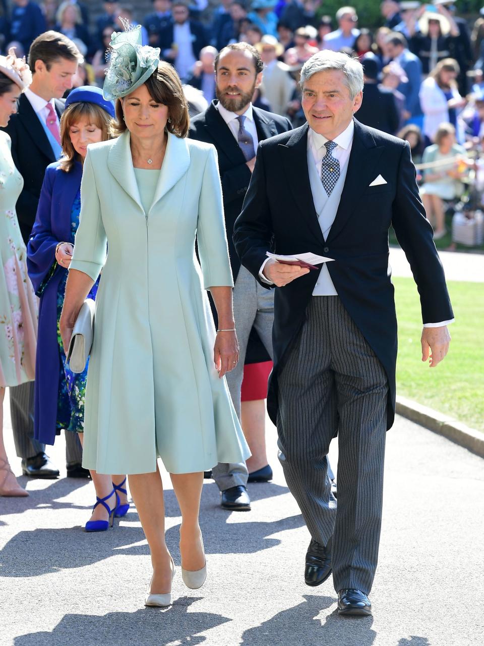 <h1 class="title">Carol Middleton and Michael Francis</h1><cite class="credit">Photo: Getty Images</cite>