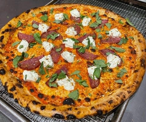 Pizza Cheeks is serving "The Giorgio" pizza for Downtown Restaurant Week April 1-9, 2022.