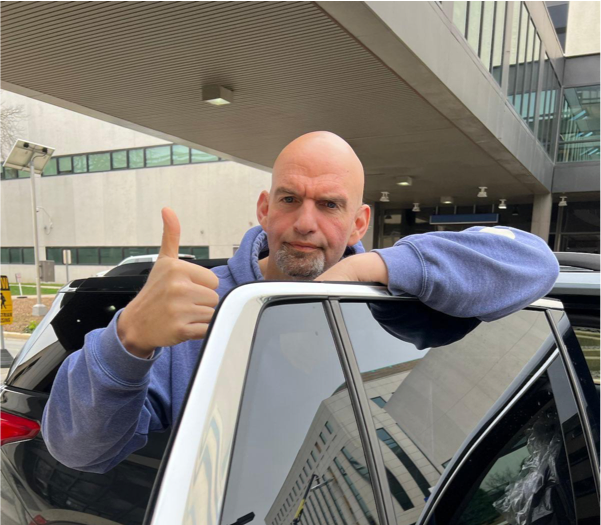 Sen. John Fetterman was discharged from Walter Reed National Military Medical Center on Friday after checking himself in Feb. 15 with clinical depression. He is expected to return to the Senate on April 17.