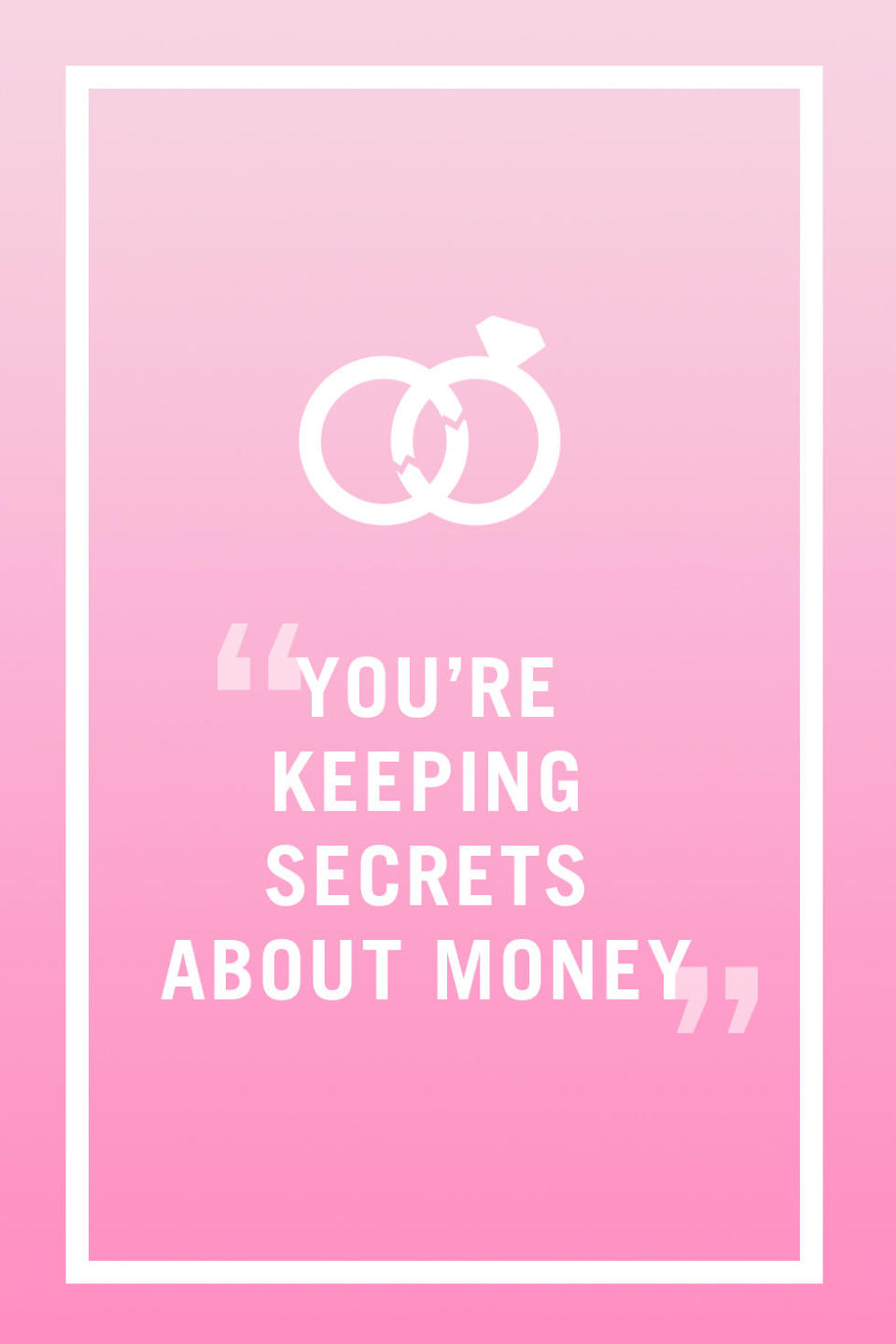 <p>When your spouse's behavior puts your own financial resources and credit rating at risk and they refuse to <a rel="nofollow noopener" href="http://www.redbookmag.com/life/money-career/advice/g1547/money-problems-solved/" target="_blank" data-ylk="slk:acknowledge the problem;elm:context_link;itc:0;sec:content-canvas" class="link ">acknowledge the problem</a>, diminish your concerns, or they just outright lie to you — it's over. "If there's been fiscal malfeasance in your marriage, you must protect yourself," says Tamara Harris Robinson, an expert in high-conflict and protracted divorce proceedings and transitions. "When your spouse has used joint funds to purchase things you did not agree to or to pay for a 'second life' that you don't know about, you're at risk." And that "second life" doesn't just mean supporting a mistress — it also could point to substance abuse, excessive shopping, gambling, strip clubs, or porn. "It's <a rel="nofollow noopener" href="http://www.redbookmag.com/love-sex/relationships/g3701/relationship-red-flags/" target="_blank" data-ylk="slk:extremely difficult to rebuild trust;elm:context_link;itc:0;sec:content-canvas" class="link ">extremely difficult to rebuild trust</a> after that type of financial abuse in the relationship, even with therapy. Your finances impact your future quality of life and when someone violates your ability to be solvent or to save for your future your only viable option may be to file for divorce." </p>