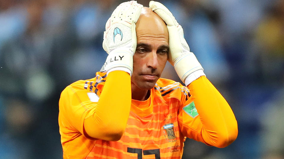 Caballero couldn’t believe his luck. Pic: Getty