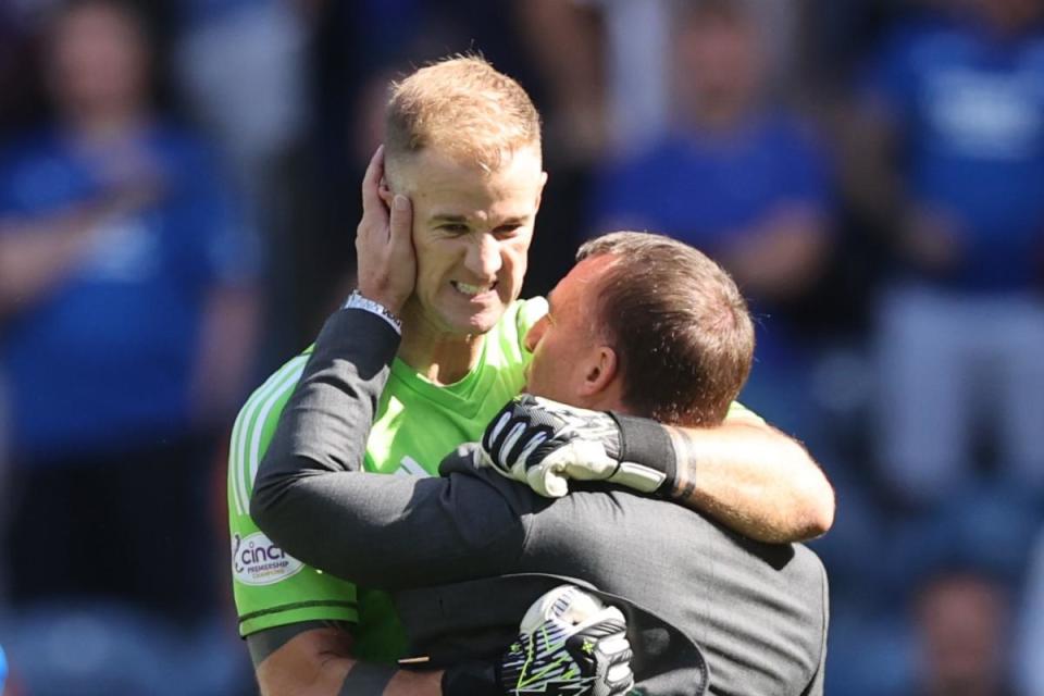 Brendan Rodgers says Joe Hart has a chance to be remembered as a 'legendary Celt'. <i>(Image: PA)</i>