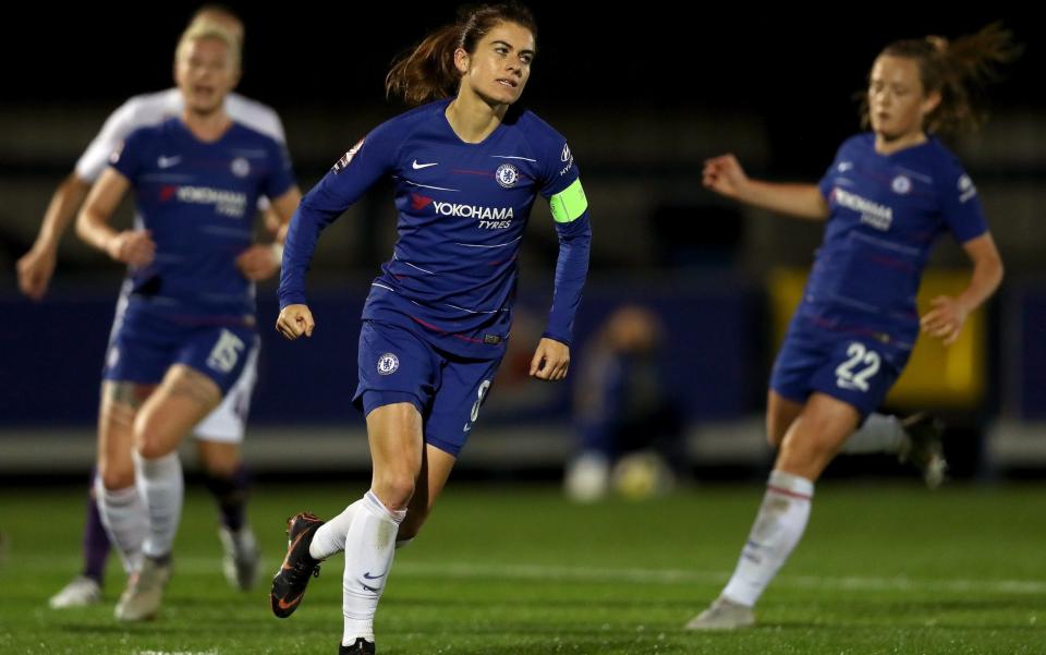 Karen Carney (centre) was the subject of disgusting online abuse - Getty Images Europe