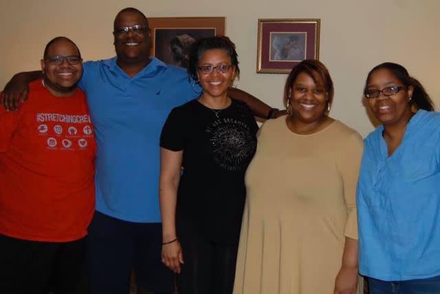 <p>Courtesy of Deborah Elaine Edwards Chambers</p> From Left: Benjamin Chambers, Eric Chambers, Lisa Bouler Daniels and Camille Chambers