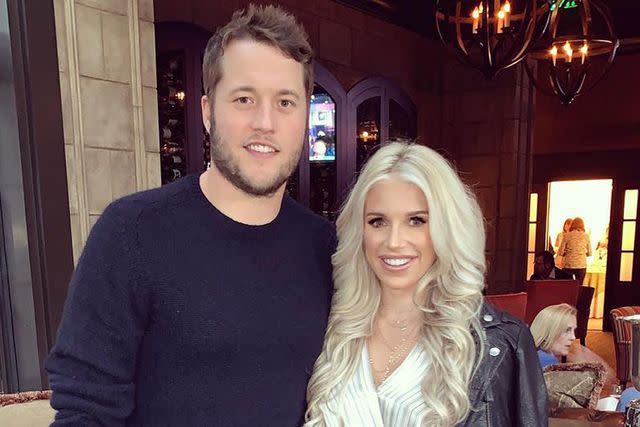 Kelly Stafford/Instagram Matthew and Kelly Stafford pose together