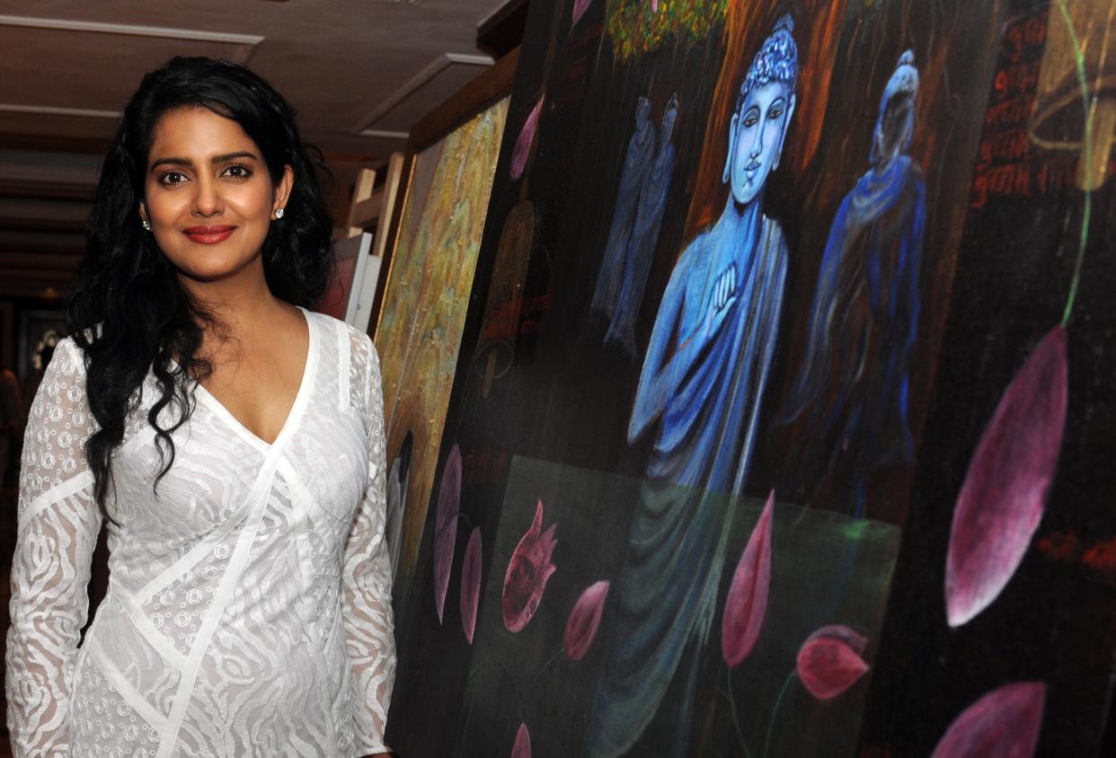 Vishakha Singh en el 2014. (Photo credit should read STR/AFP via Getty Images)