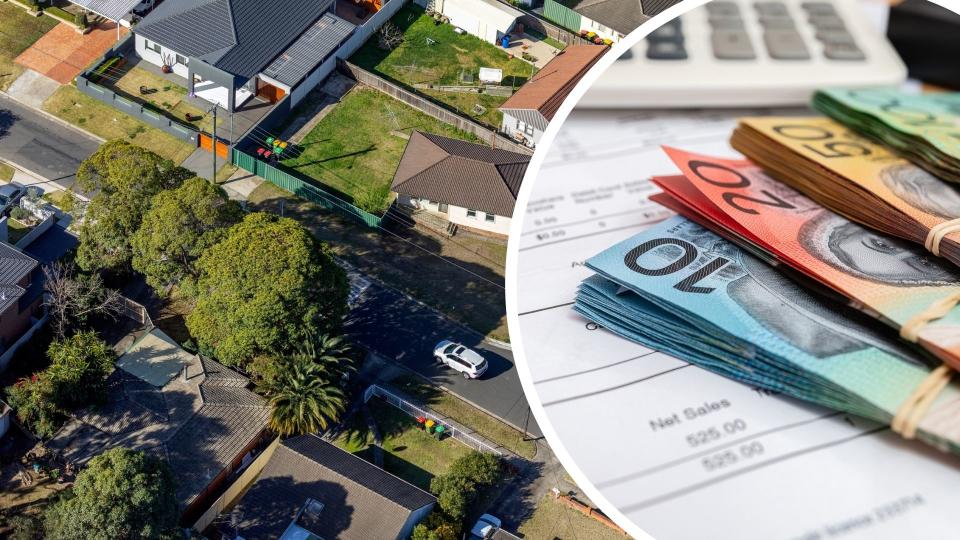 Pictured: Australian homes, AUstralian cash. Images: Getty