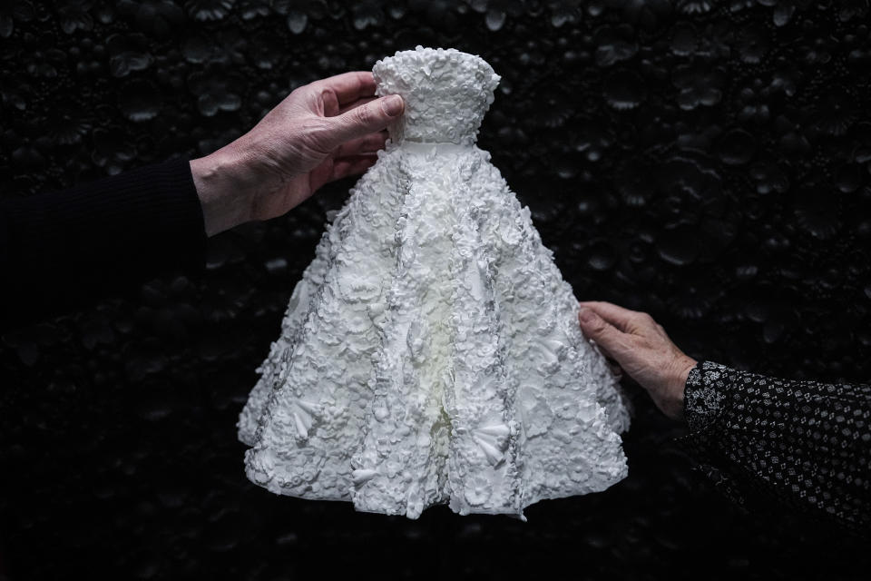 The Metropolitan Museum of Art's Costume Institute gala exhibit, "Sleeping Beauties: Reawakening Fashion," on display at The Metropolitan Museum of Art, Saturday, May 4, 2024, in New York. (AP Photo/Julia Nikhinson)