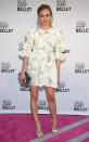 <p>So many good looks we had to include her twice this week. The actress, who’s known for her impeccable sense of style and lack of stylist, donned a bell sleeved floral dress for the ballet’s biannual fundraiser. <i>[Photo: Getty]</i></p>