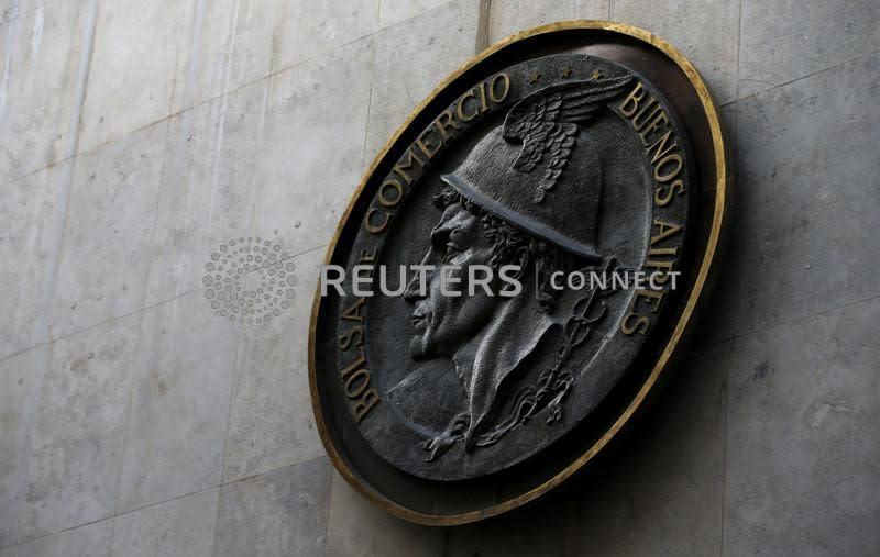 Foto de archivo: logo de la Bolsa de Comercio de Buenos Aires