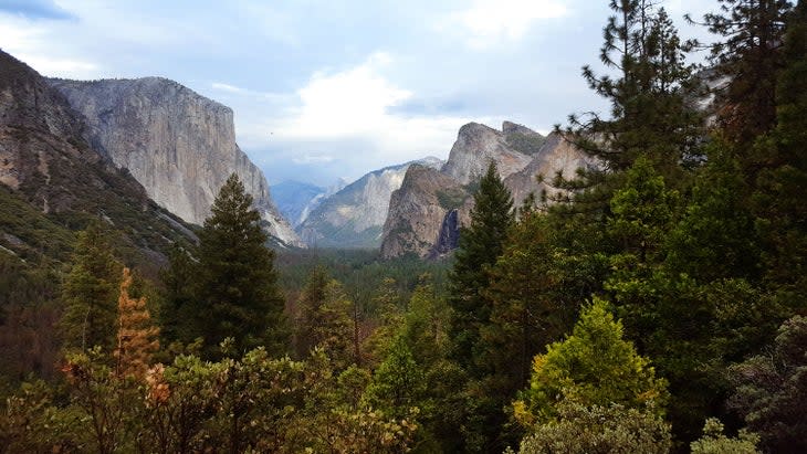 Inspiration Point in Yosemite National Park