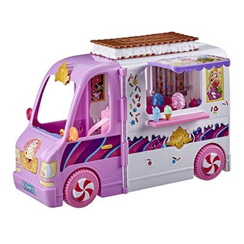 29) Disney Princess Comfy Squad Sweet Treats Truck, Playset with 16 Accessories, Pretend Ice Cream Shop, Toy for Girls 5 Years Old and Up