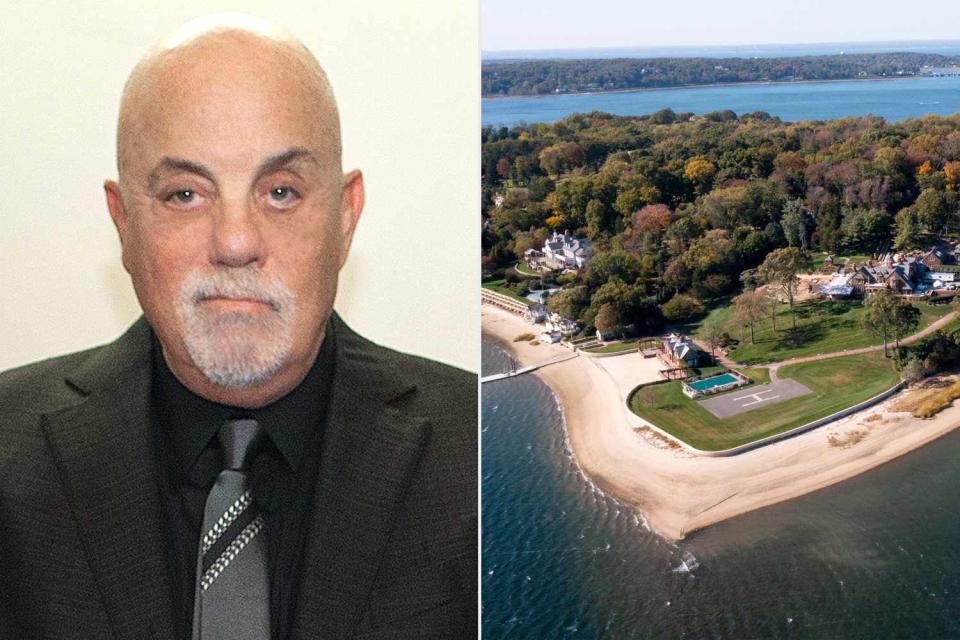 Myrna M. Suarez/Getty; Tyler Sands/Daniel Gale Sotheby’s International Realty Billy Joel has listed his Long Island home for $49 million