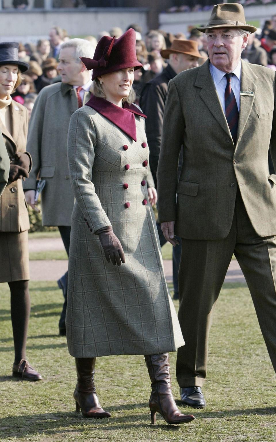 Sophie Countess of Wessex best Royal fashion at Cheltenham Festival horse race over the years pictures photos royal family uk - Getty Images