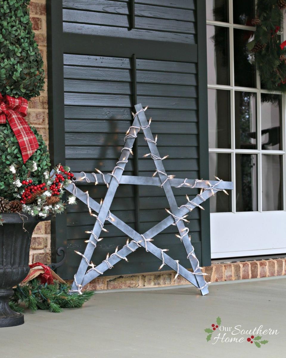 DIY Yardstick Star