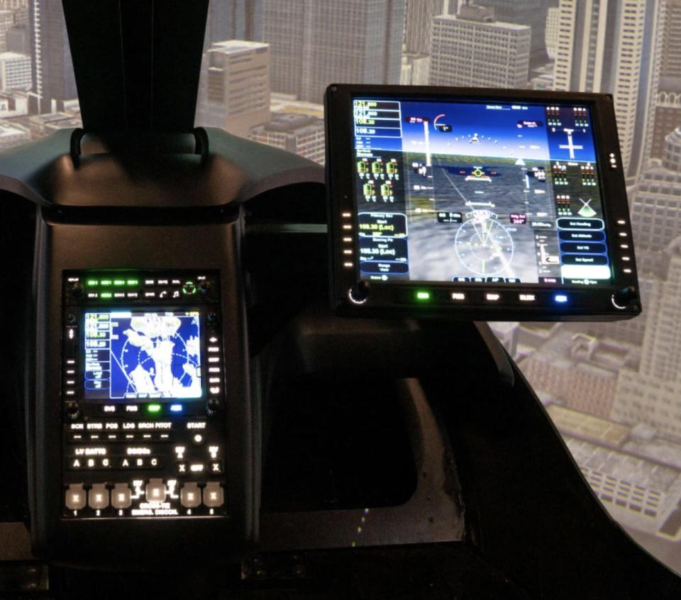 The cockpit of one of BETA Technology's EVAs.