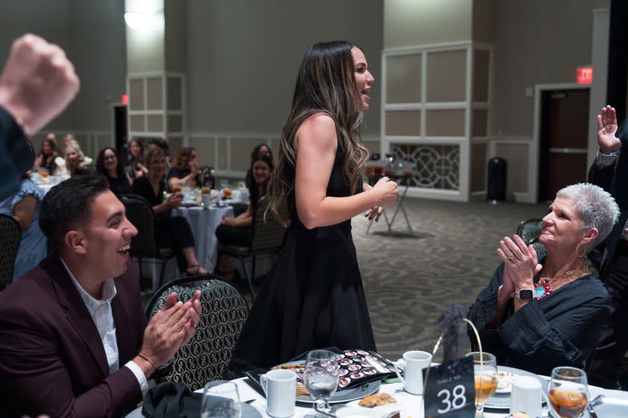 Tyler ISD Elementary of Teacher of the Year, Layne Fumo from Caldwell Arts Academy. Photo courtesy of Tyler ISD.