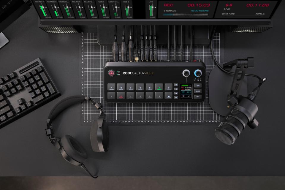 Rodecaster Video combina funciones de producción de audio y vídeo en una potente consola