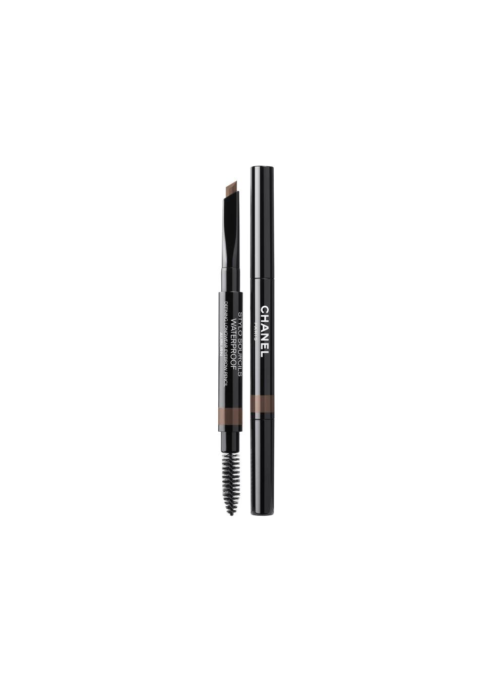 <p><a href="https://go.redirectingat.com?id=74968X1596630&url=https%3A%2F%2Fwww.ulta.com%2Fp%2Fstylo-sourcils-waterproof-defining-longwear-eyebrow-pencil-pimprod2030109&sref=https%3A%2F%2F" rel="nofollow noopener" target="_blank" data-ylk="slk:Shop Now;elm:context_link;itc:0;sec:content-canvas" class="link ">Shop Now</a></p><p>CHANEL STYLO SOURCILS WATERPROOF Defining Longwear Eyebrow Pencil</p><p>ulta.com</p><p>$33.00</p>