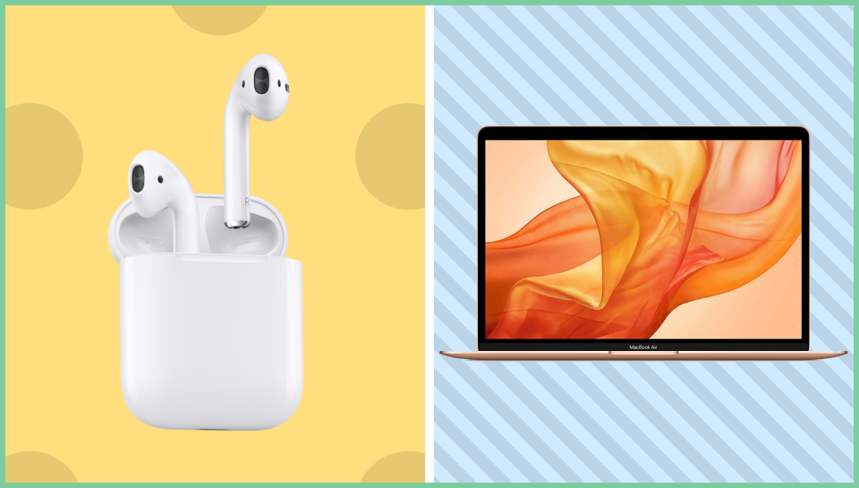 The best sales this weekend are right here—like save on Apple AirPods and MacBook Air.. (Photo: Apple)