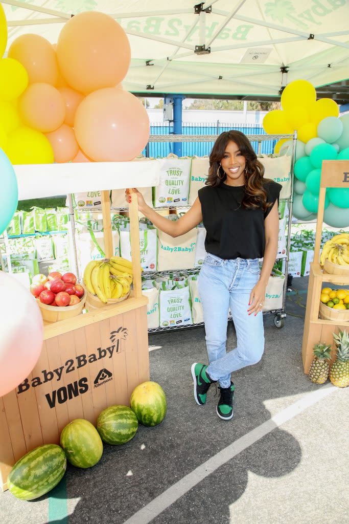 Kelly Rowland attends Baby2Baby’s B2B Safe Distribution event in Los Angeles on March 19, 2022. - Credit: Phillip Faraone/Getty Images