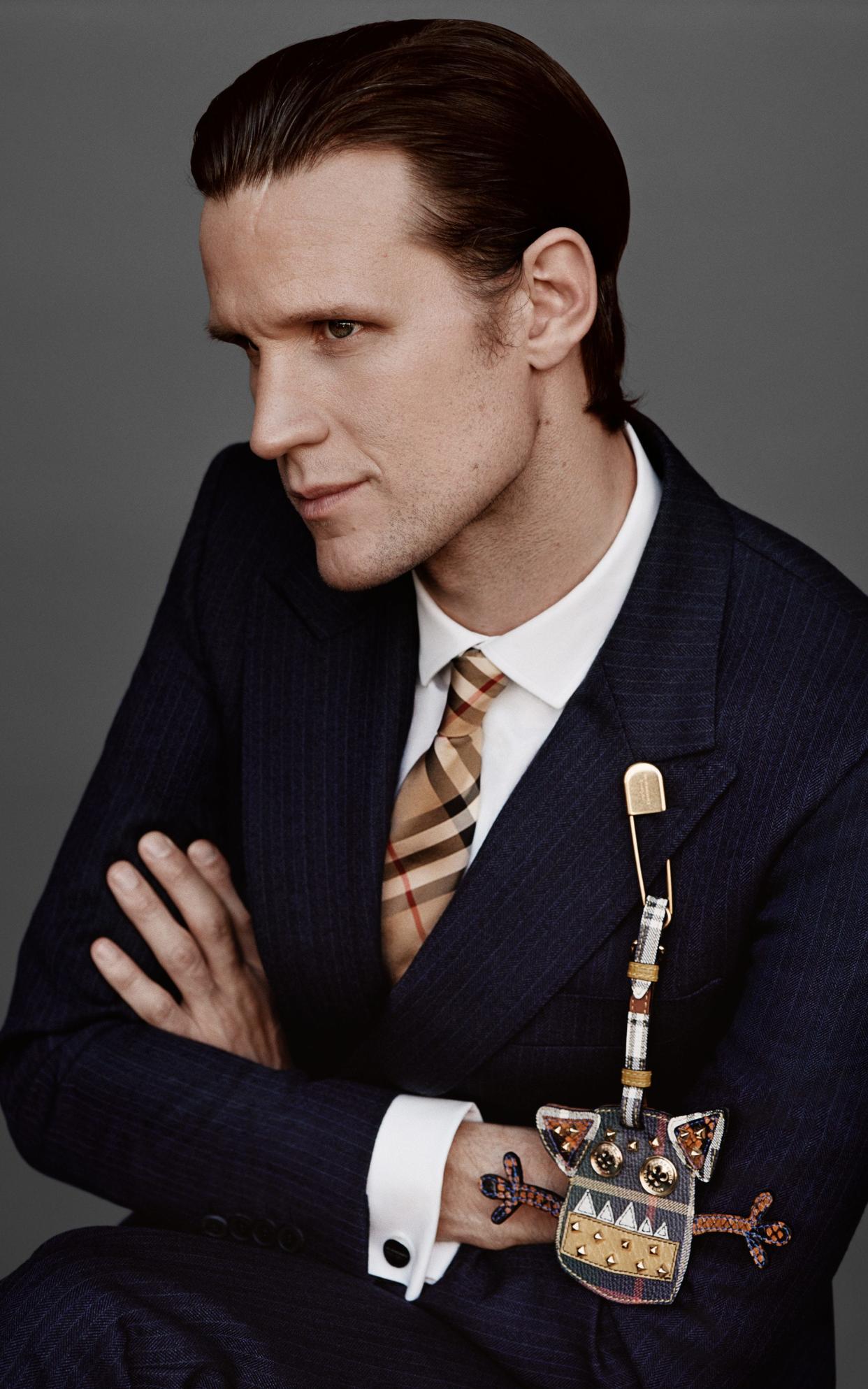 Matt Smith, voted GQ's best dressed man of the year and star of Burberry's new campaign