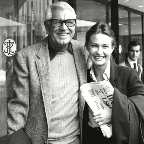 <p>Mike Hollist/ANL/Shutterstock </p> Cary Grant and wife Barbara Harris in 1981