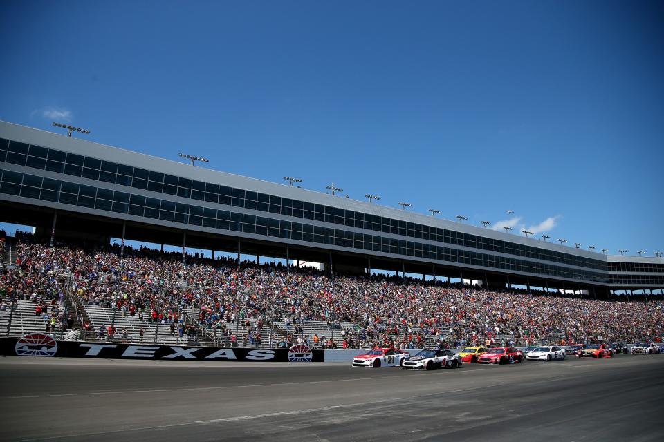 Is Texas Motor Speedway 1.44 miles long? 1.5? Based on your line, it could change from lap to lap. (Getty)