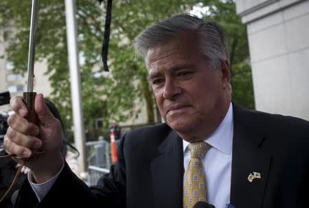 Former New York state Senate Majority Leader Dean Skelos departs United States Court in the Manhattan borough of New York City, June 1, 2015. REUTERS/Mike Segar