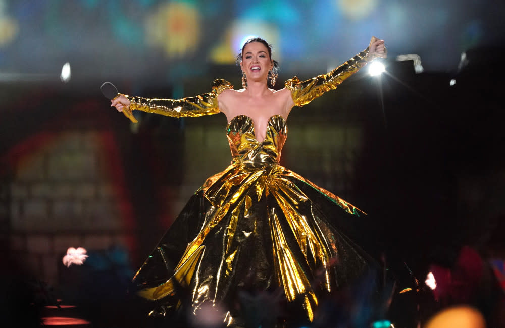 Katy Perry reminisces on her coronation performance credit:Bang Showbiz