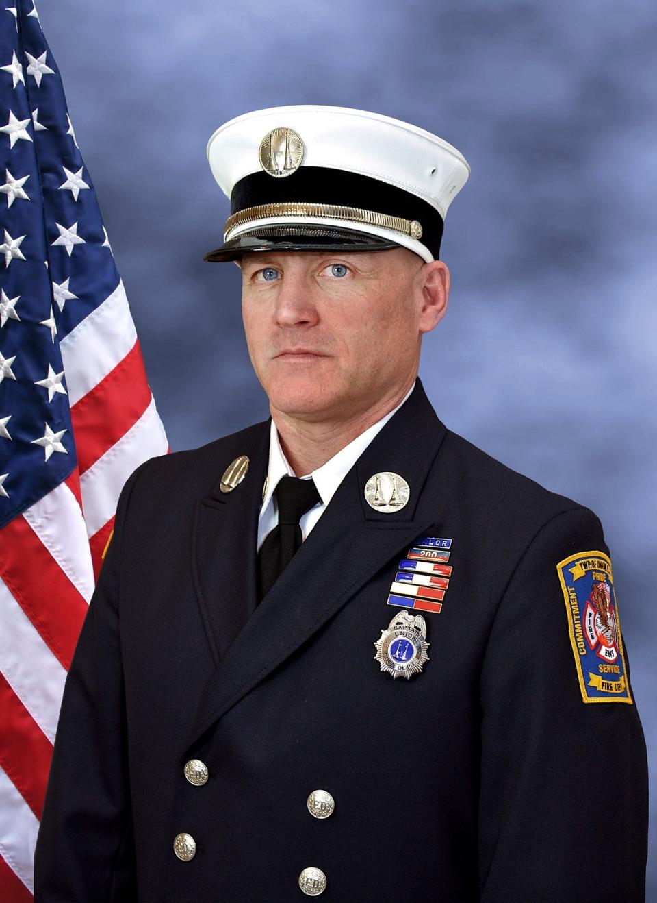Union Township Fire Capt. Kenneth DeHart is one of 14 recipients of medals of valor this year from the 200 Club of Union County
