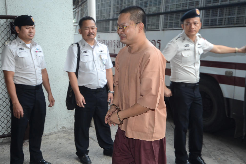 Wirapol Sukphol, former Thai Buddhist monk who provoked outrage with his lavish lifestyle. (Reuters)