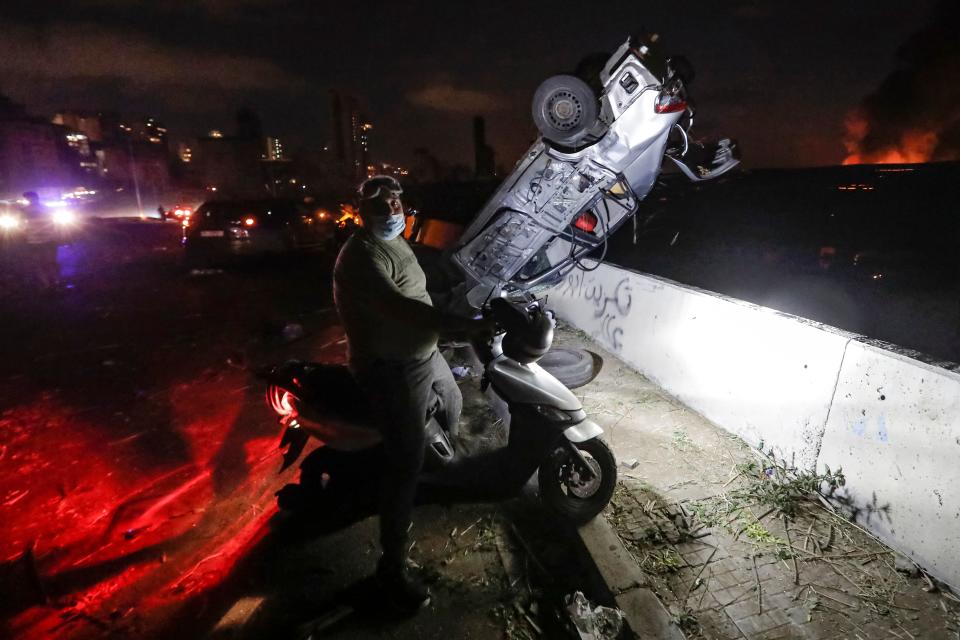 Las imágenes del después tras la explosión trágica en Beirut