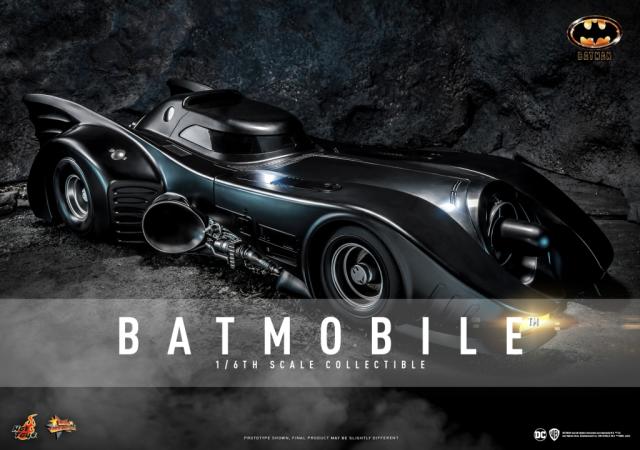 1989 Michael Keaton Batman and Batmobile Return as Hot Toys