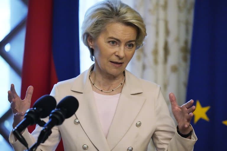 La presidenta de la Comisión Europea, Ursula von der Leyen (Archivo)