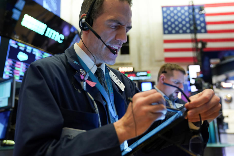 A trader works at the New York Stock Exchange (NYSE) in New York, U.S., January 31, 2020. REUTERS/Bryan R Smith