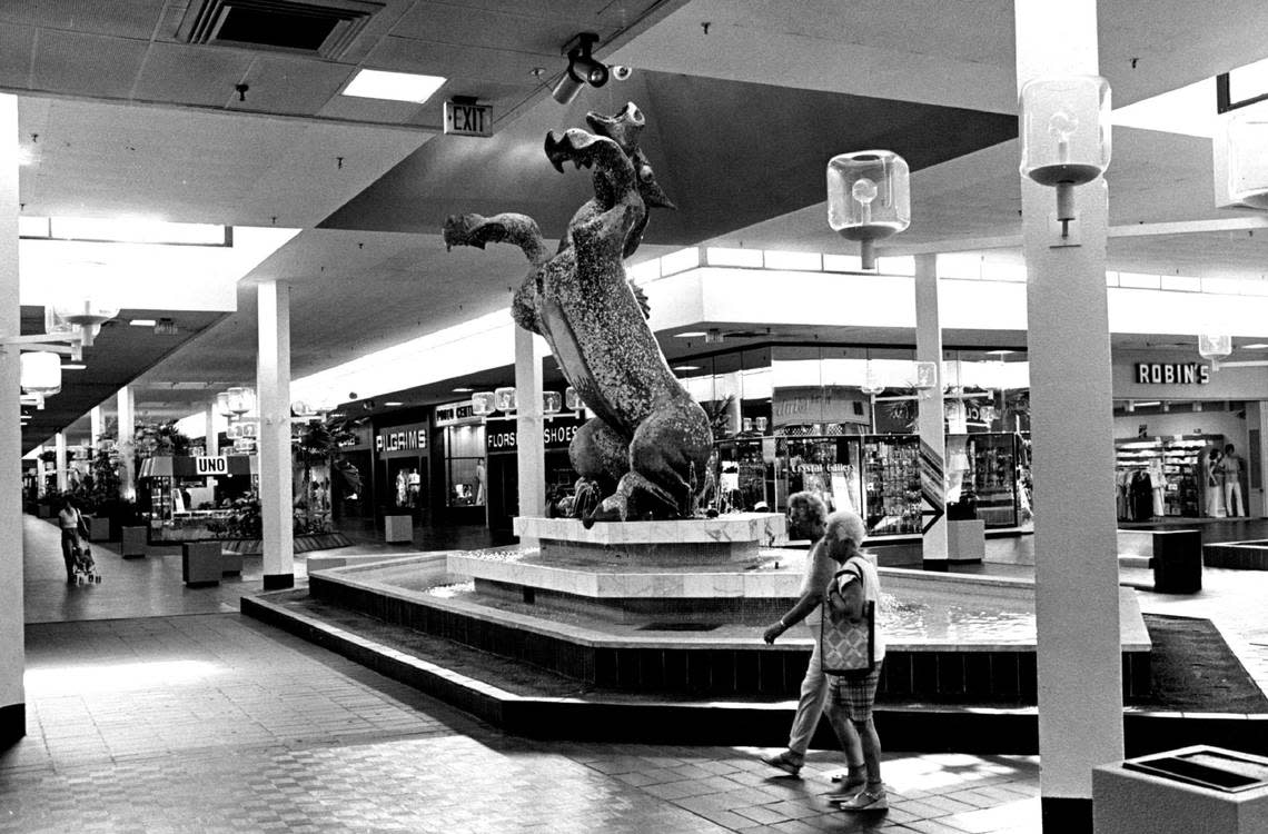 In 1980, the horse at Dadeland Mall.