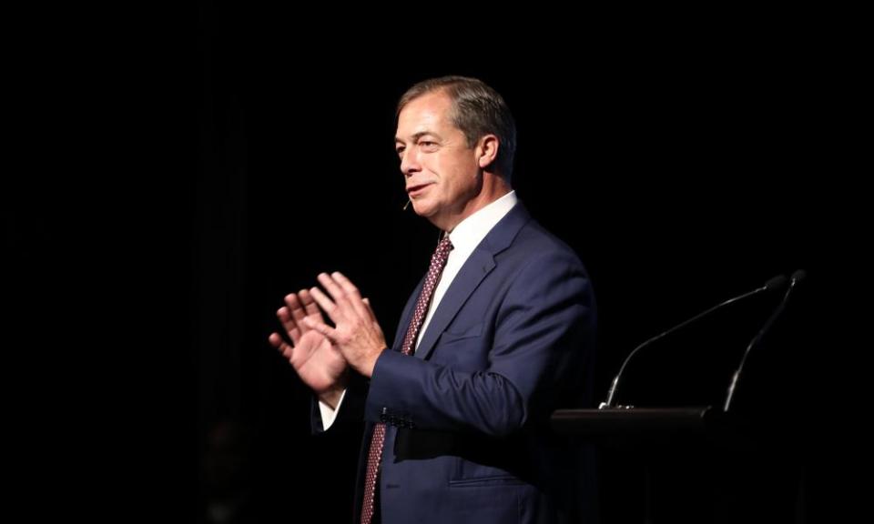 Former Ukip leader Nigel Farage on a speaking tour in New Zealand.